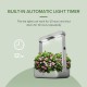 Sansi 20W Hydroponics Growing System Indoor Garden with LED Grow Light Plants