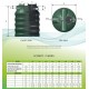 Weida P10 Ecosept Vertical PE Septic Tank 1830MM (DIA) x 1560MM (H) >3050L Weida P10 Ecosept Vertical PE Septic Tank 1830MM (DIA) x 1560MM (H) >3050L