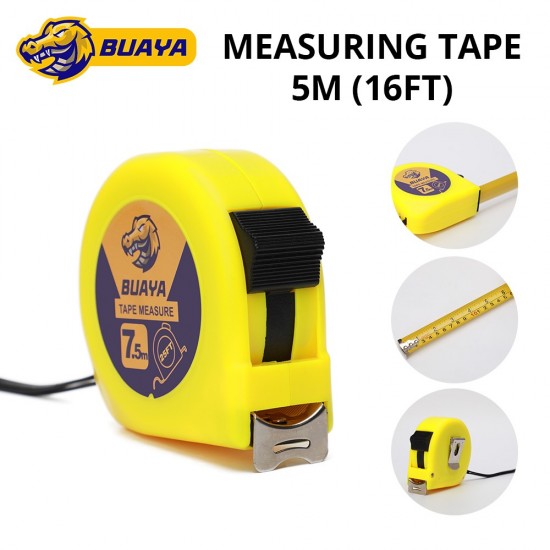 Buaya Professional Measuring Tape 5M (16FT) / 7.5M (25FT) Buaya Professional Measuring Tape 5M (16FT) / 7.5M (25FT)