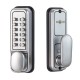 Home Store #600 Push Button Lock Keyless Entry Door Lock With Keypad (Generation 3) - Satin Chrome Home Store #600 Push Button Lock Keyless Entry Door Lock With Keypad (Generation 3) - Satin Chrome