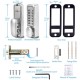 Home Store #600 Push Button Lock Keyless Entry Door Lock With Keypad (Generation 3) - Satin Chrome Home Store #600 Push Button Lock Keyless Entry Door Lock With Keypad (Generation 3) - Satin Chrome