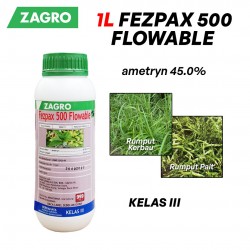 1L Zagro Fezpax 500 Flowable Racun Rumput/Racun Rumpai (Kelas III) 1L Zagro Fezpax 500 Flowable Racun Rumput/Racun Rumpai (Kelas III)