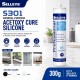 Selleys S301 Acetoxy Silicone Sealant 300G - Black/Clear/White