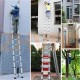 Home Store Aluminium Telescopic Single Extension Ladder 5.6M (15 Step)