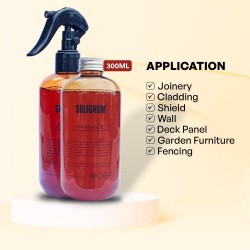 Solignum Raindance Linseed Oil Water Repellent Finish For Exterior Wood 300ML
