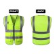 Selamat SV1200 (Yellow)/SV1201 (Orange) Reflective Safety Vest With Zip & Multiple Pocket - Size XXL Selamat SV1200 (Yellow)/SV1201 (Orange) Reflective Safety Vest With Zip & Multiple Pocket - Size XXL