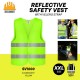 Selamat SV1000/SV1001 Fluorescent Yellow/Fluorescent Orange Reflective Safety Vest With Velcro Strap Selamat SV1000/SV1001 Fluorescent Yellow/Fluorescent Orange Reflective Safety Vest With Velcro Strap