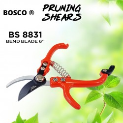 Bosco BS 8831 Pruning Shears Bend Blade 6''