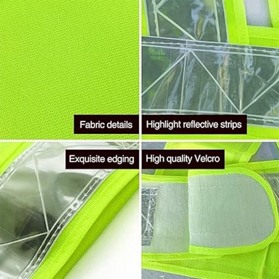 Selamat SV1030 Fluorescent Yellow Reflective 'V' Safety Vest With Velcro Strap Selamat SV1030 Fluorescent Yellow Reflective 'V' Safety Vest With Velcro Strap