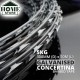 Home Store Galvanised Concertina Razor Barbed Tape Wire 5KG 300MM (D) x 10M (L) Home Store Galvanised Concertina Razor Barbed Tape Wire 5KG 300MM (D) x 10M (L)
