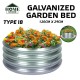 Home Store Type 1B Galvanized Raised Garden Bed 1200MM (D) x 290MM (H) - Round Home Store Type 1B Galvanized Raised Garden Bed 1200MM (D) x 290MM (H) - Round