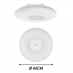 SANSI 36W LED Flush Mount Ceiling Light 5000K Cool White 3000 Lumens Full Moon Series 40CM (D)