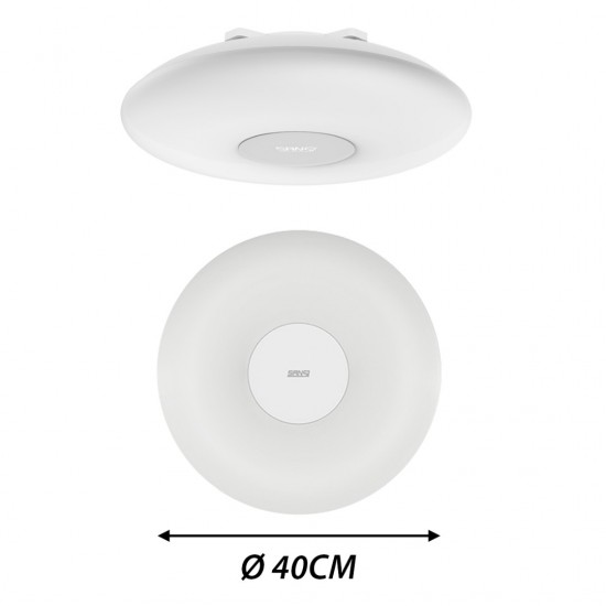 SANSI 24W LED Flush Mount Ceiling Light 5000K Cool White 2100 Lumens Full Moon Series 40CM (D) SANSI 24W LED Flush Mount Ceiling Light 5000K Cool White 2100 Lumens Full Moon Series 40CM (D)