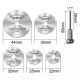 Home Store Mini Saw Blades Rotary Tool HSS Circular Saw Cutting Disc 22MM/ 25MM/ 32MM/ 35MM/ 44MM (D) x 6.35MM (BD) x 0.8MM (T) - 6PCS/SET Home Store Mini Saw Blades Rotary Tool HSS Circular Saw Cutting Disc 22MM/ 25MM/ 32MM/ 35MM/ 44MM (D) x 6.35MM (BD) x 0.8MM (T) - 6PCS/SET