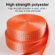 Selamat RS210 Polyester Ratchet Tie Down Strap Heavy Duty Cargo Belt With Metal Hook, Clip & Lock 50MM (W) x 10M (L) - 2TON
