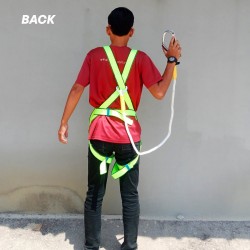 Selamat SH1011 Full Body Safety Harness With Single Lanyard & Large Hook Selamat SH1011 Full Body Safety Harness With Single Lanyard & Large Hook