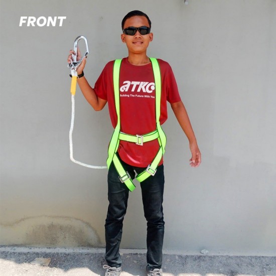 Selamat SH1011 Full Body Safety Harness With Single Lanyard & Large Hook Selamat SH1011 Full Body Safety Harness With Single Lanyard & Large Hook