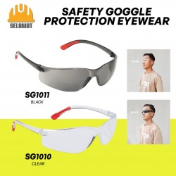 Selamat SG1010 (Clear) / SG1011 (Black) Safety Goggles Aerodynamic Protective Eyewear