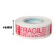 Selamat OPP Tape Fragile Handle With Care Self-Adhesive Red/White 48MM (W) x 230M (L) - 1PC Selamat OPP Tape Fragile Handle With Care Self-Adhesive Red/White 48MM (W) x 230M (L) - 1PC