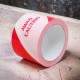 Selamat Barrier Tape Awas/Caution Non-Adhesive Barricade Warning Ribbon Tape Red/White 70MM (W) x 100M - 1PC Selamat Barrier Tape Awas/Caution Non-Adhesive Barricade Warning Ribbon Tape Red/White 70MM (W) x 100M - 1PC