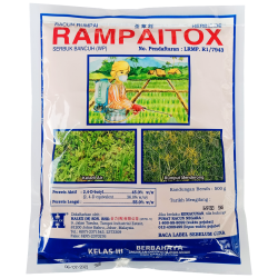 500G Rampaitox Serbuk Bancuh Racun Rumpai, Padi (Kelas III) 500G Rampaitox Serbuk Bancuh Racun Rumpai, Padi (Kelas III)