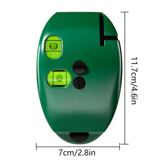 Home Store LL200 Mini 90 Degree Right Angle Infrared Laser Level Without Tripod (Green)