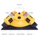 Home Store LL300 Square 90 Degree Right Angle Infrared Laser Level With Suction Cup (Yellow)