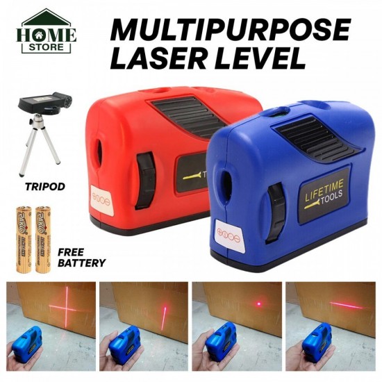Home Store LL500/LL501 4 in 1 Mutipurpose Laser Level Horizontal, Vertical, Cross, Point Without Tripod (Blue/Red) Home Store LL500/LL501 4 in 1 Mutipurpose Laser Level Horizontal, Vertical, Cross, Point Without Tripod (Blue/Red)