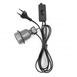 Home Store E27 Power Cord Socket Lamp Cable High Temperature IP65 Waterproof With Euro Type Plug Max 200W 1.8M/ 2.4M/ 3.6M (Black/Grey, White/Grey) Home Store E27 Power Cord Socket Lamp Cable High Temperature IP65 Waterproof With Euro Type Plug Max 200W 1.8M/ 2.4M/ 3.6M (Black/Grey, White/Grey)