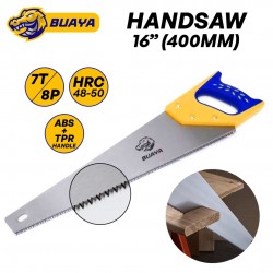 Buaya Professional Handsaw (Gergaji Tangan) 7T/8P HRC48-50 With ABS +TPR Handle 16'' (400MM)