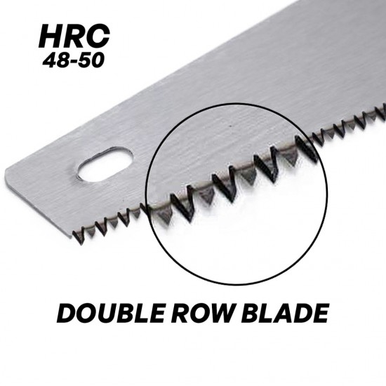 Buaya Professional Handsaw (Gergaji Tangan) 7T/8P HRC48-50 With ABS +TPR Handle 18'' (450MM) Buaya Professional Handsaw (Gergaji Tangan) 7T/8P HRC48-50 With ABS +TPR Handle 18'' (450MM)