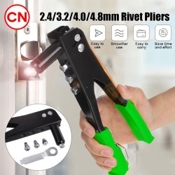 CN JM-1001 Hand Riveter 9.5'' (240MM) C/W 4 Nozzle Head 2.4MM, 3.2MM, 4.0MM, 4.8MM