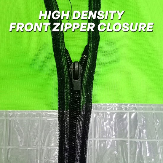 Selamat SV1300 (Fluorescent Yellow)/SV1301 (Fluorescent Orange) High Visibility Reflective Safety Vest With Zip - Size XXL Selamat SV1300 (Fluorescent Yellow)/SV1301 (Fluorescent Orange) High Visibility Reflective Safety Vest With Zip - Size XXL