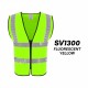 Selamat SV1300 (Fluorescent Yellow)/SV1301 (Fluorescent Orange) High Visibility Reflective Safety Vest With Zip - Size XXL Selamat SV1300 (Fluorescent Yellow)/SV1301 (Fluorescent Orange) High Visibility Reflective Safety Vest With Zip - Size XXL