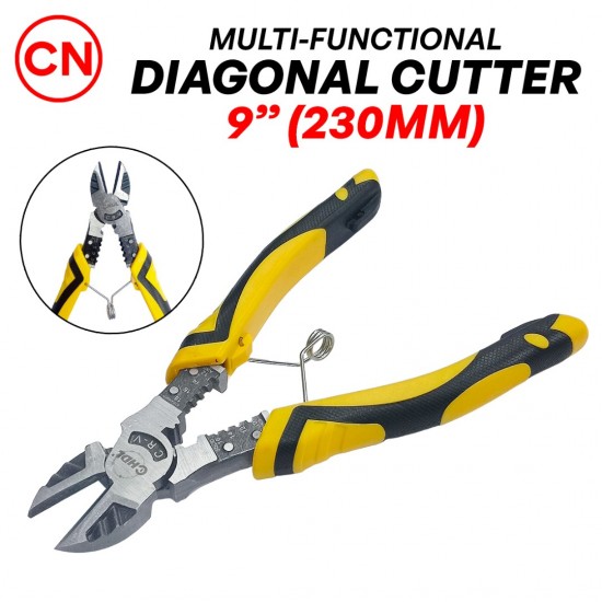 CN Multi-Functional Diagonal Cutter With Wire Stripper 9'' (230MM)