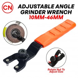 CN Adjustable Angle Grinder Wrench 10MM-46MM Center Bore 