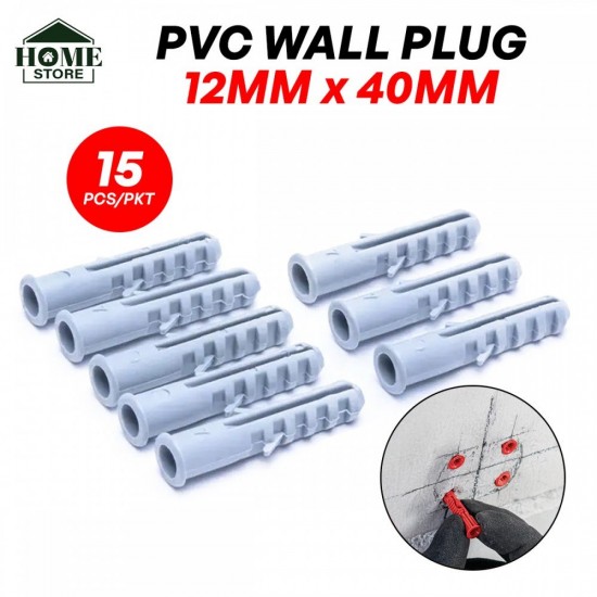 Home Store PVC Plastic Expansion Wall Plug Light Blue 6MM / 8MM / 10MM / 12MM Home Store PVC Plastic Expansion Wall Plug Light Blue 6MM / 8MM / 10MM / 12MM
