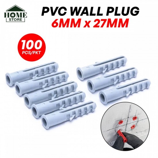 Home Store PVC Plastic Expansion Wall Plug Light Blue 6MM / 8MM / 10MM / 12MM Home Store PVC Plastic Expansion Wall Plug Light Blue 6MM / 8MM / 10MM / 12MM