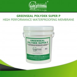 Greenseal Polydek Super P High Performance Polyurethane Acrylic Water-Based Single Component Waterproofing Membrane 5L (Grey/White) Greenseal Polydek Super P High Performance Polyurethane Acrylic Water-Based Single Component Waterproofing Membrane 5L (Grey/White)