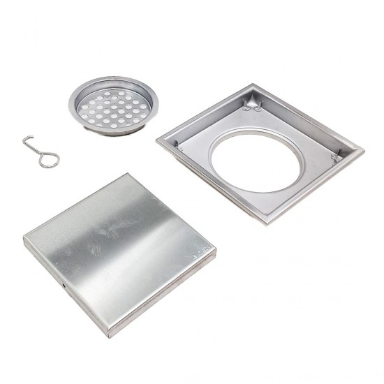 Mitco MT773SS Square Concealed Floor Grating 6'' x 6'' - Stainless Steel 304 Mitco MT773SS Square Concealed Floor Grating 6'' x 6'' - Stainless Steel 304