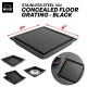 Mitco MT773BK Square Concealed Floor Grating 6'' x 6'' Stainless Steel 304 - Black Mitco MT773BK Square Concealed Floor Grating 6'' x 6'' Stainless Steel 304 - Black