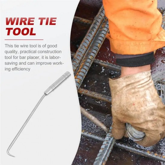 CN Stainless Steel Reinforcing Tie-Up Hook Wire Twister 10'' (250MM) Plain CN Stainless Steel Reinforcing Tie-Up Hook Wire Twister 10'' (250MM) Plain