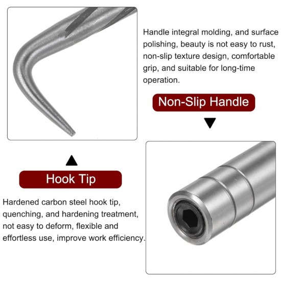 CN Stainless Steel Reinforcing Tie-Up Hook Wire Twister 10'' (250MM) Twisted CN Stainless Steel Reinforcing Tie-Up Hook Wire Twister 10'' (250MM) Twisted