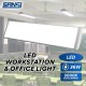 SANSI CJASA300 36W LED Lighting Fixtures For Workstation, Office, Classroom Lamp 5000K Cool White 