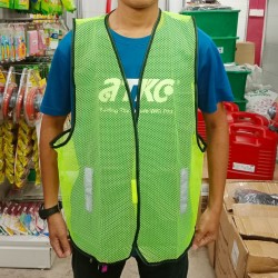 Selamat SV0000 Fluorescent Yellow Reflective Safety Netting Vest With Velcro Strap - Size XXL Selamat SV0000 Fluorescent Yellow Reflective Safety Netting Vest With Velcro Strap - Size XXL