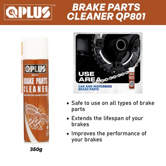 QPLUS QP801 Brake Parts Cleaner 350G QPLUS QP801 Brake Parts Cleaner 350G