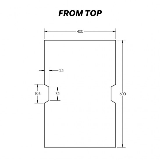 Home Store Precast Compress Slab Full Flat Surface With Hand Slot 400MM (W) x 600MM (L) x 50MM (T) With Reinforment Y10SQ Steel Bars & Fibre Strands - 1PC Home Store Precast Compress Slab Full Flat Surface With Hand Slot 400MM (W) x 600MM (L) x 50MM (T) With Reinforment Y10SQ Steel Bars & Fibre Strands - 1PC