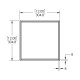 Home Store Precast Stepping Stone Slab For Gardening & Landscape 12'' 304.8MM (W) x 12'' 304.8MM (L) x 50MM (T) - Bare Finish Home Store Precast Stepping Stone Slab For Gardening & Landscape 12'' 304.8MM (W) x 12'' 304.8MM (L) x 50MM (T) - Bare Finish