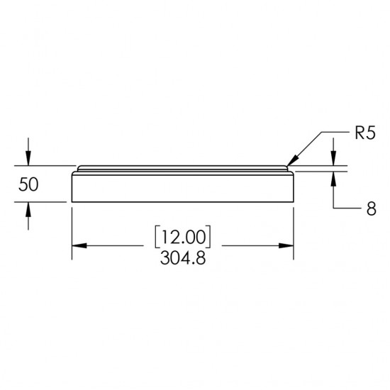 Home Store Precast Stepping Stone Slab For Gardening & Landscape 12'' 304.8MM (W) x 18'' 457.2MM (L) x 50MM (T) - Bare Finish Home Store Precast Stepping Stone Slab For Gardening & Landscape 12'' 304.8MM (W) x 18'' 457.2MM (L) x 50MM (T) - Bare Finish