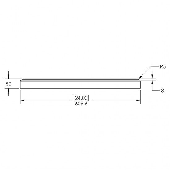 Home Store Precast Stepping Stone Slab For Gardening & Landscape 12'' 304.8MM (W) x 24'' 609.6MM (L) x 50MM (T) - Bare Finish Home Store Precast Stepping Stone Slab For Gardening & Landscape 12'' 304.8MM (W) x 24'' 609.6MM (L) x 50MM (T) - Bare Finish